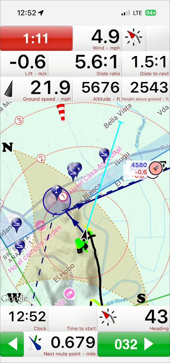 Flying with Friends using XContest tracking