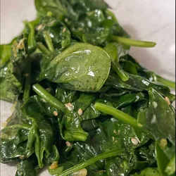 Lemony Sauteed Spinach