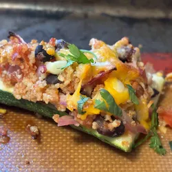 Zucchini Burrito Boats