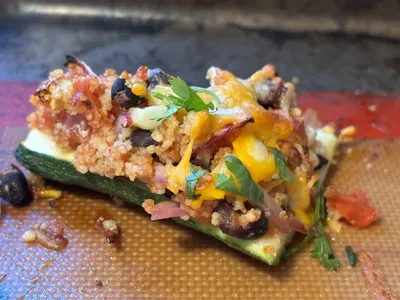 Zucchini Burrito Boats