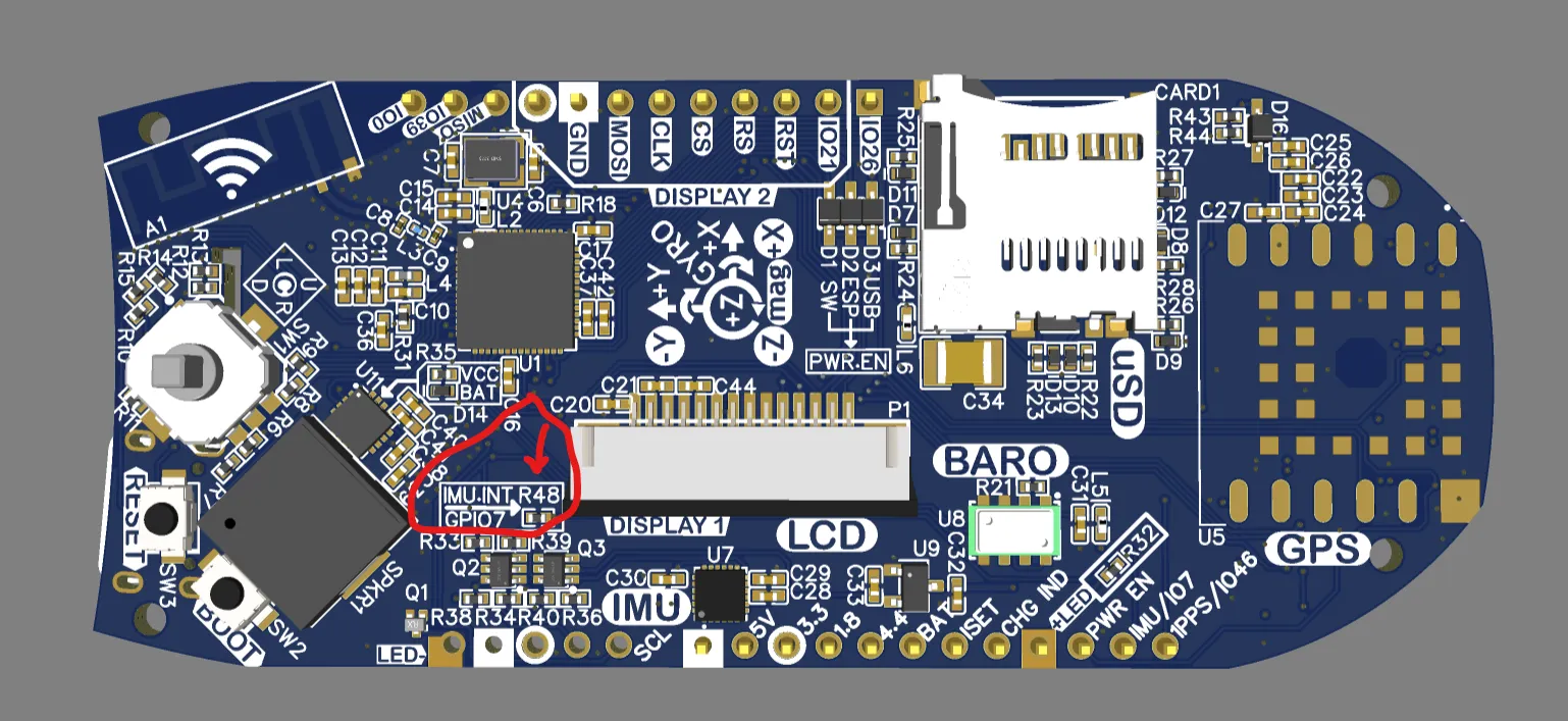 Removing IMU interrupt