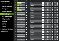 Ardupilot servo config
