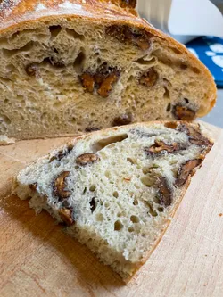 Toasted Walnut and Honey Sourdough